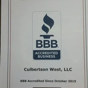 BBB RECOGNIZED
