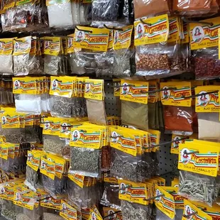 A portion of spices &amp; witchy supplies. This is one of the locations I go to &amp; stock up my altar supplies.