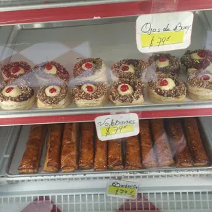 a variety of baked goods