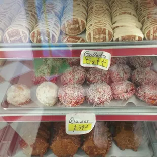 a variety of donuts