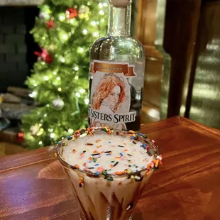 Sisters Peppermint Mocha Martini only $7 during the Holidays!