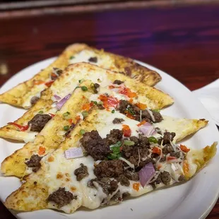 Lamb flatbread