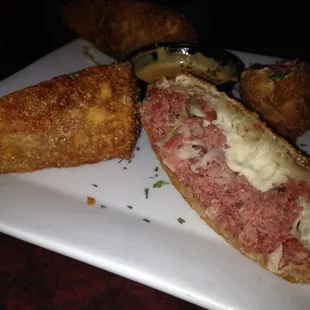 Reuben Egg Rolls