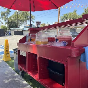 Aguas frescas chicas fresas