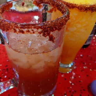 Michelada with ice