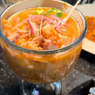 Shrimp &amp; octopus cocktail