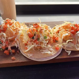 Tacos de camarón