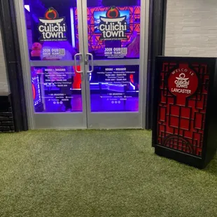 The front door