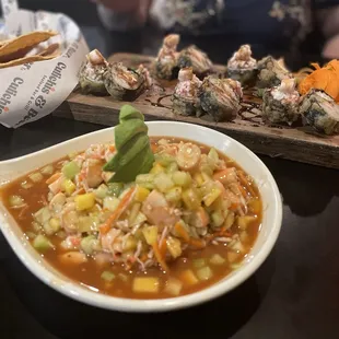 TEMPURA ROLL and the Dona Petra