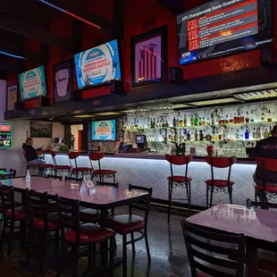 people sitting at the bar