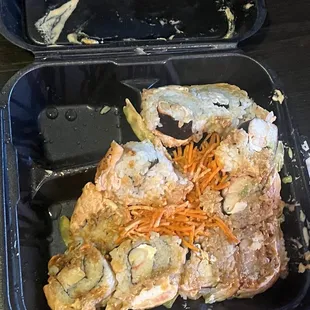 Salmon Crunch Roll