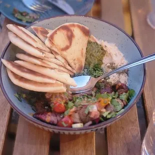 Carne asada hummus