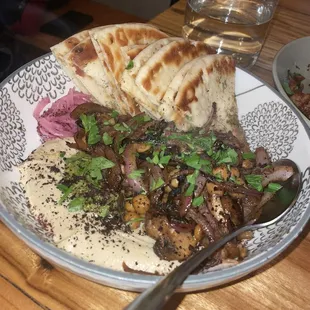 Fancy Mushroom Hummus