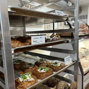 a bakery with a variety of baked goods