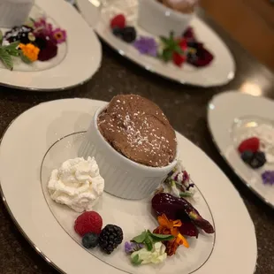 Chocolate soufflé