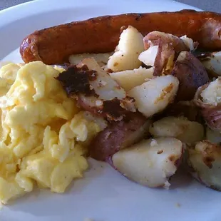 Eggs, Potatoes, and Hot Link