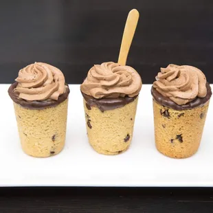 Cookie Shots with Chocolate Buttercream