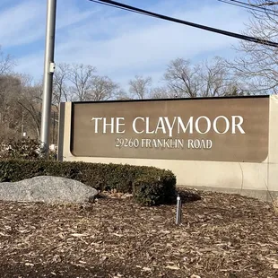 Look for this sign. This is where you'll turn in and then head to the very back