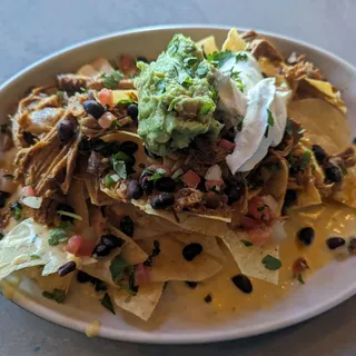 BBQ Pork Belly Nachos