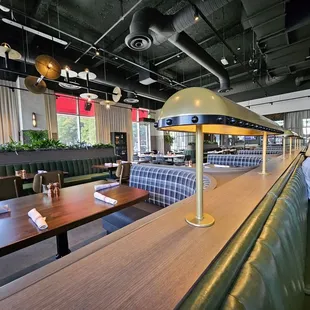 Interior in spacious seating area