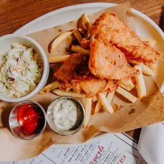 Beer Battered Fish & Chips