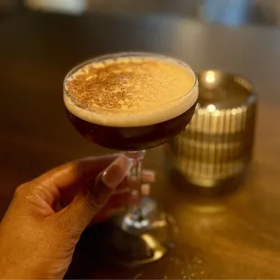 Giddy Up Espresso Martini- $16. Tasty!