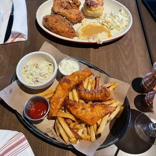 Beer Battered Fish & Chips