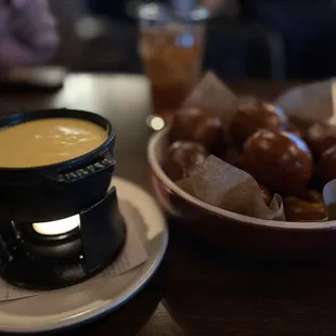 Soft Pretzels &amp; Provolone Fondue