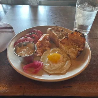 House Smoked Salmon Dip, Crushed Pretzel