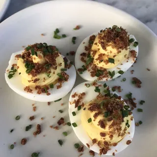 Prosciutto Deviled Eggs