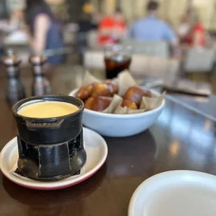 Soft Pretzels &amp; Provolone Fondue