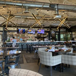 Bar and some of the dining room