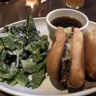 Shaved Prime Rib Dip*