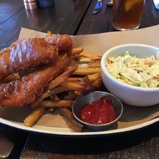Beer Battered Fish & Chips
