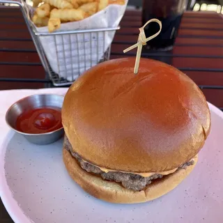 Kids Cheeseburger with fries