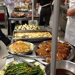 Casual Gourmet Class: French Cuisine (Feb. 12, 2013) -  Everyone's dishes.