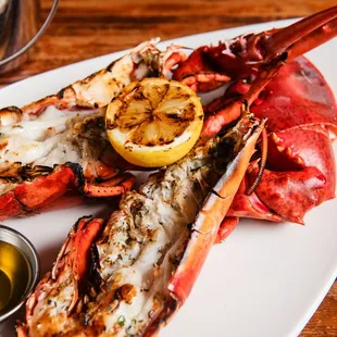 Grilled lobster