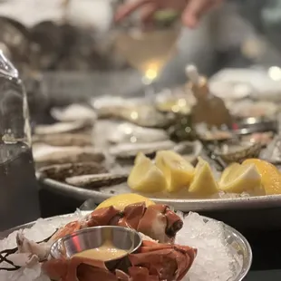 double up oyster and rock crab
