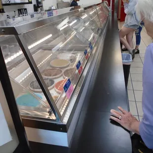 Ice cream display coolers - yum!