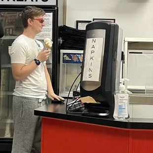 Me waiting to pay