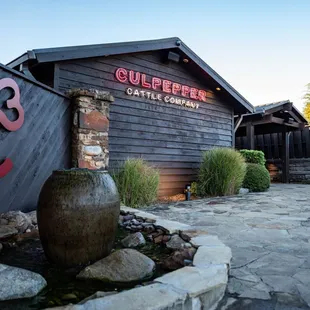 the entrance to culpepper cattle country