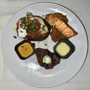 Petit Filet and Petite Filet &amp; Half Fried Lobster