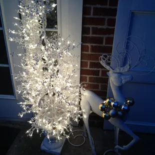 Decorations outside the tavern