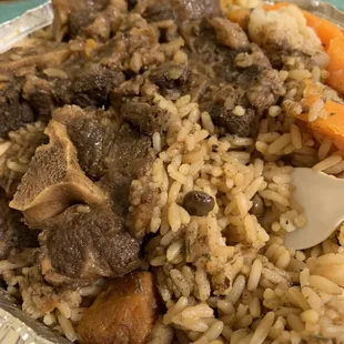 Oxtail dinner plate