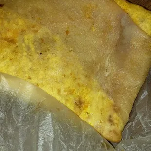 Old roti skin  slimy and hard