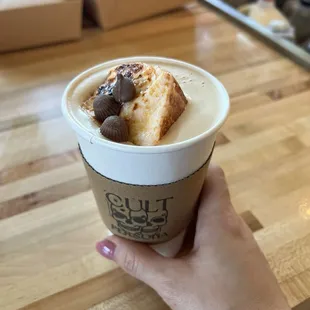 The "glampfire" latte!