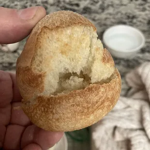 A roll that was too stale and hard to eat