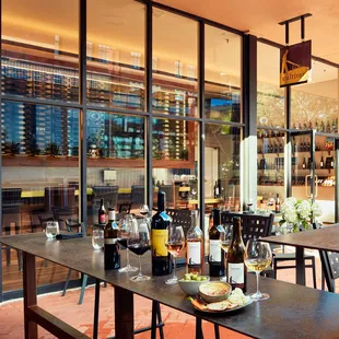 Cultivar Wines and hummus, olives