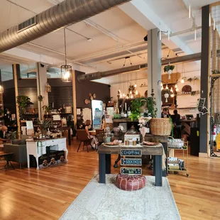 a large open space with lots of furniture