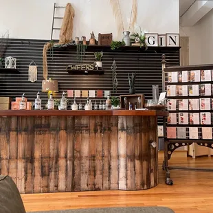 Assistance bar for the search of the perfect beverage recipe.